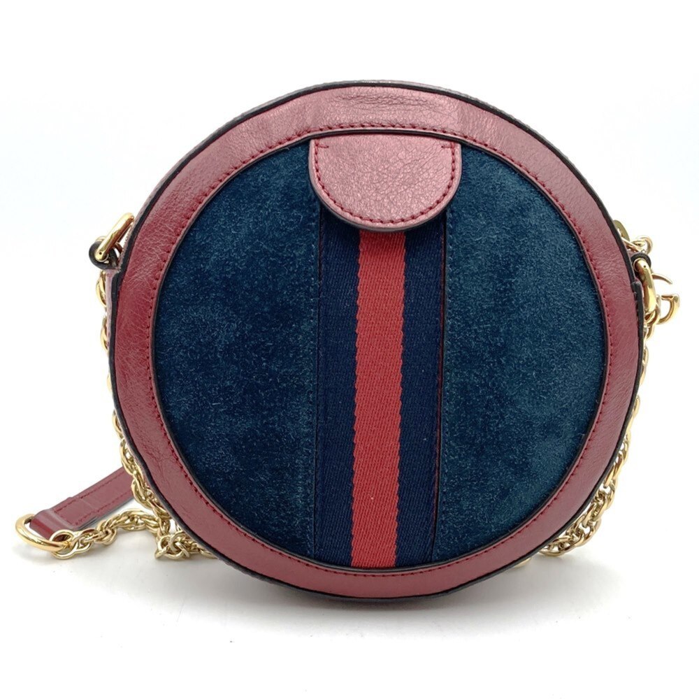 GUCCI Authentic Red Leather GG Marmont Shoulder Bag - Picture 6 of 13